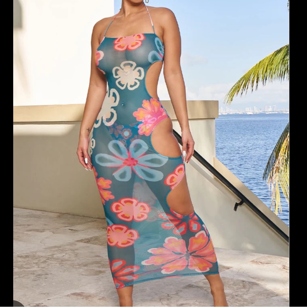 NWOT-3-piece bikini & Cover up
